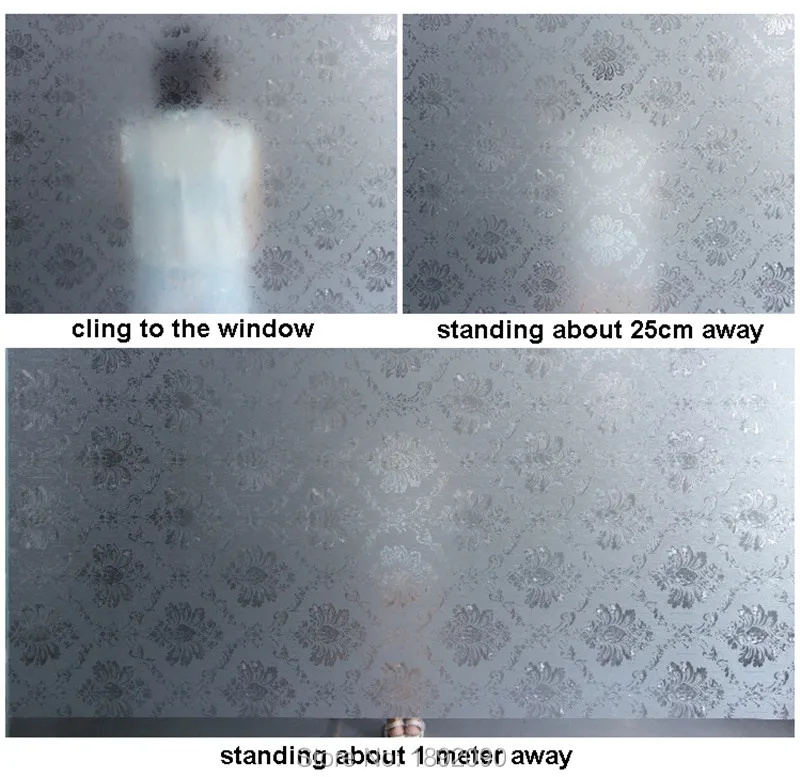 45*200 см/лот декоративные пленки конфиденциальная статическая оконная пленка