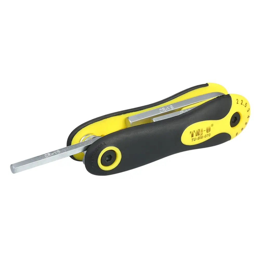 Детский мини-ключ портативный складной шестигранный ключ комплект из 7 предметов