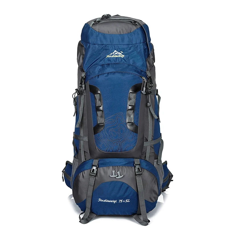 Dark Blue 80L профессиональная сумка для скалолазания с внутренней рамой Унисекс Для Путешествий, Походов, спорта на открытом воздухе, водонепроницаемый рюкзак, сумки для кемпинга на большие расстояния - Цвет: Dark Blue