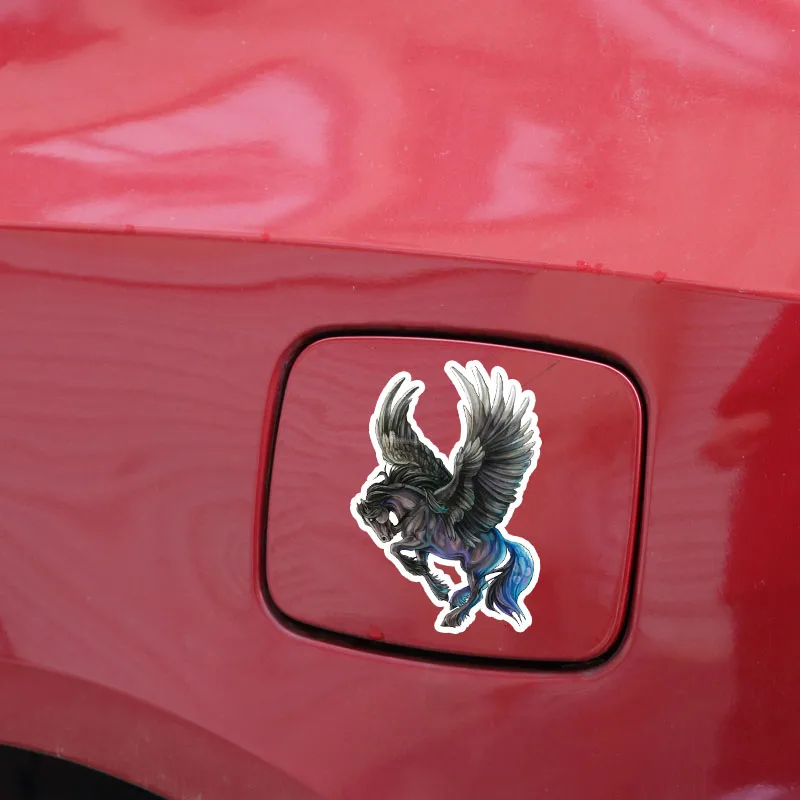 YJZT 11CM*15.5CM Originality Car Styling Flying Horse PVC Sticker Decal Graphical 5-0774 | Автомобили и мотоциклы