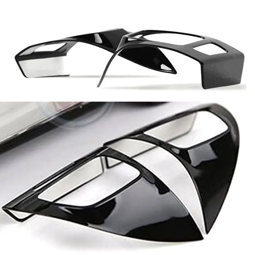 2 шт. черная крышка рулевого Декор колес декоративная рамка украшения для VW Tiguan