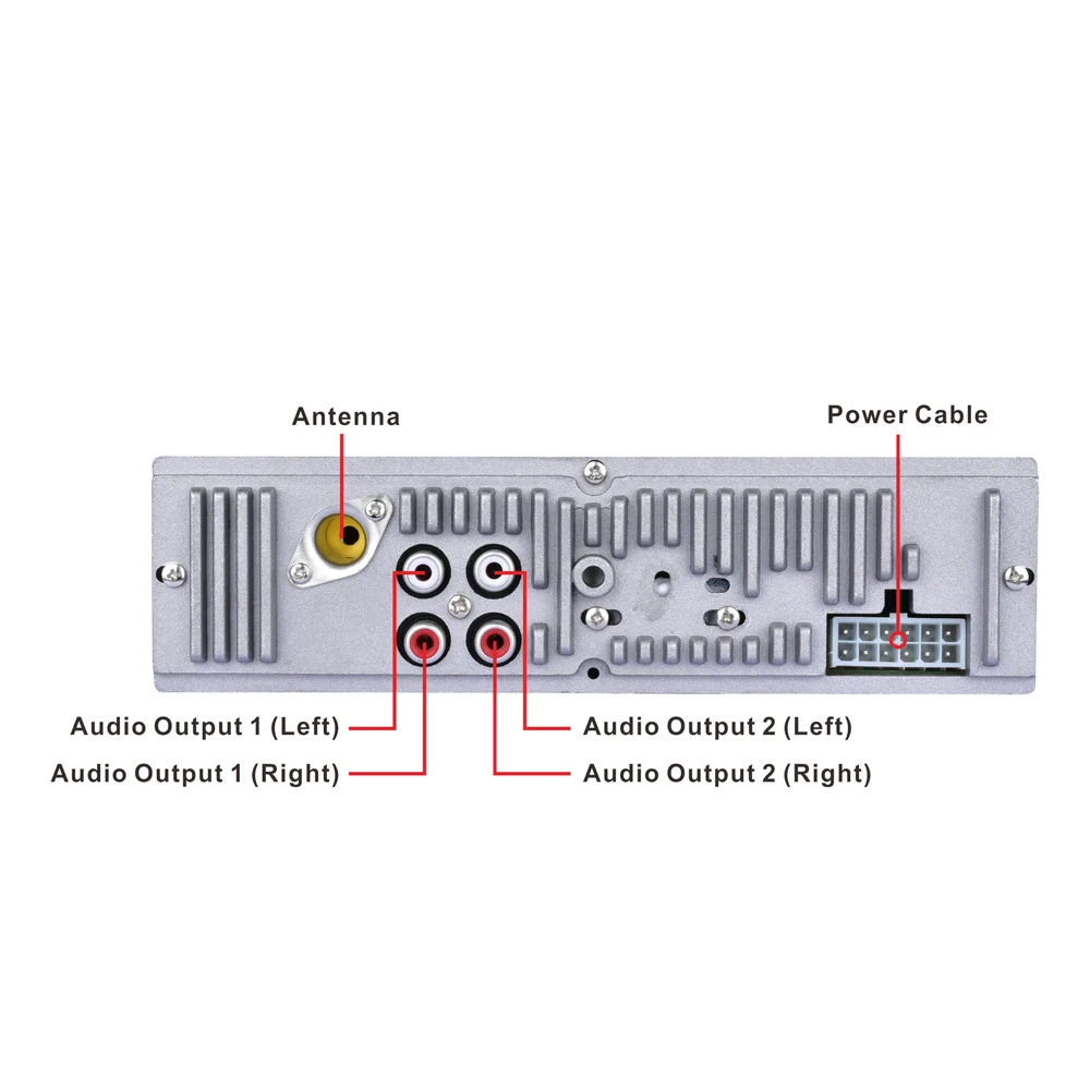 HEVXM 12V Bluetooth автомобильное радио 1 DIN Авторадио AUX IN MP3 FM/USB/Радио дистанционное