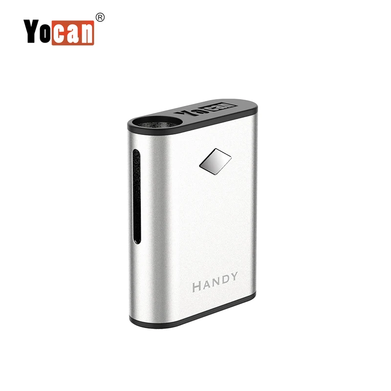 Серебристый Yocan удобный обслуживаемый атомайзер 500 мАч батарея три различных уровня мощности 510 Резьбовая электронная сигарета коробка мод - Цвет: Серебристый