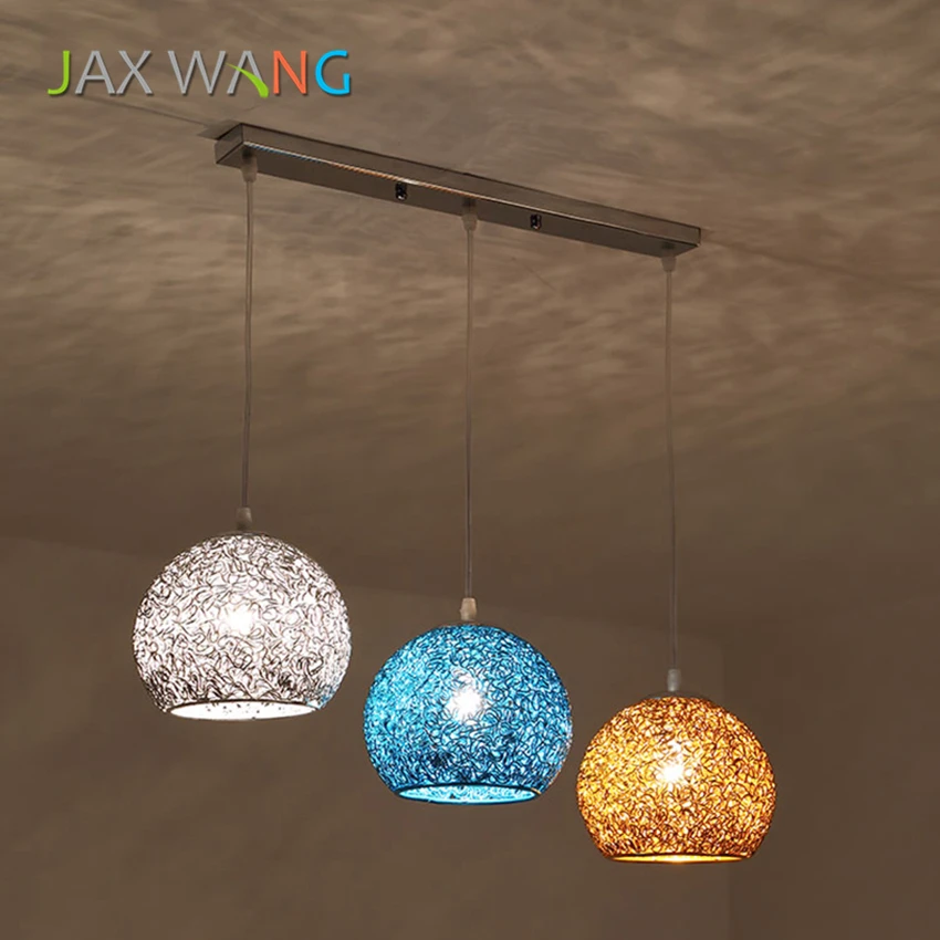 Customizable Color Iron Art Pendant Lamp LED E27 Bedroom Restaurant Living Room Lighting Light Decoration Lamps Fixture | Лампы и
