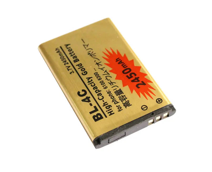OHD Новинка 1 шт. цвета: золотистый BL-4C Батарея для Nokia 1202 1265 6100 6300 6125 1325 1506 1508 1661 1706 2220
