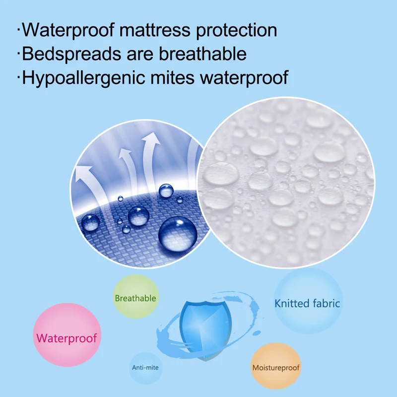 Чехол для матраса Ruissan махровый водонепроницаемый защитный чехол всех размеров с