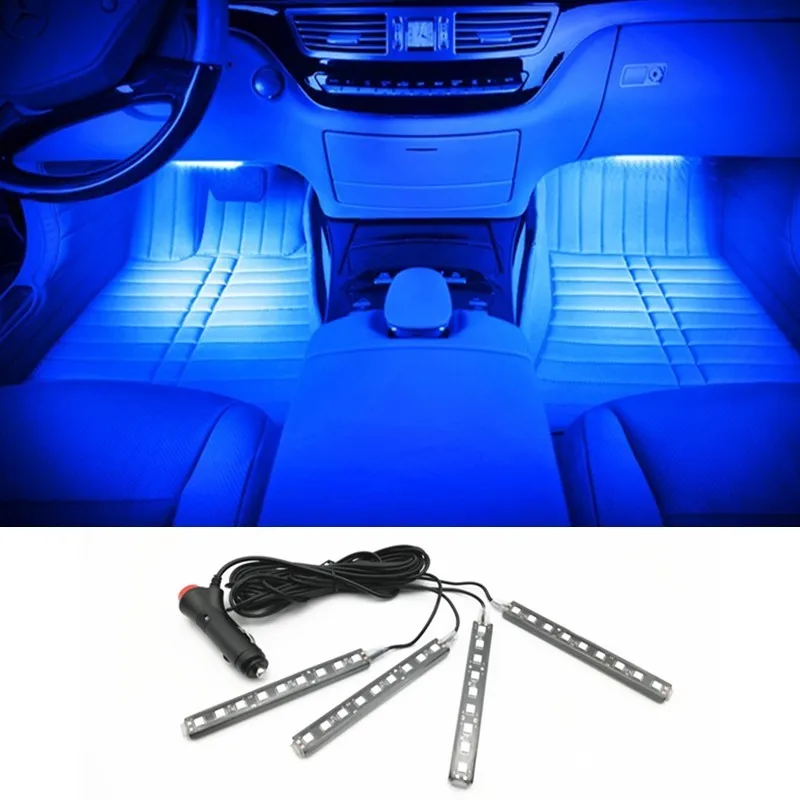 Интерьер автомобиля атмосфера светильник RGB светодиодный для VW Polo Golf 4 5 6 Touareg Passat