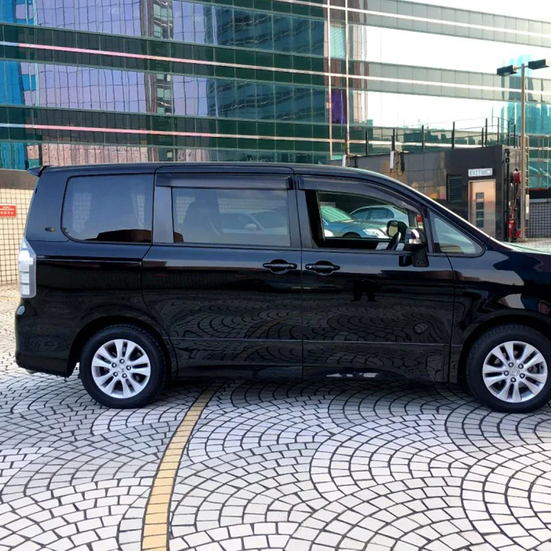 Для Toyota NOAH/VOXY спойлер 2007 2008 2009 2010 2011 2012 спойлер с светильник АБС-пластик Материал спойлер для noah/voxy