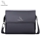Мужской кожаный портфель YUESKANGAROO, повседневная сумка-мессенджер для мужчин, сумка через плечо, 2018