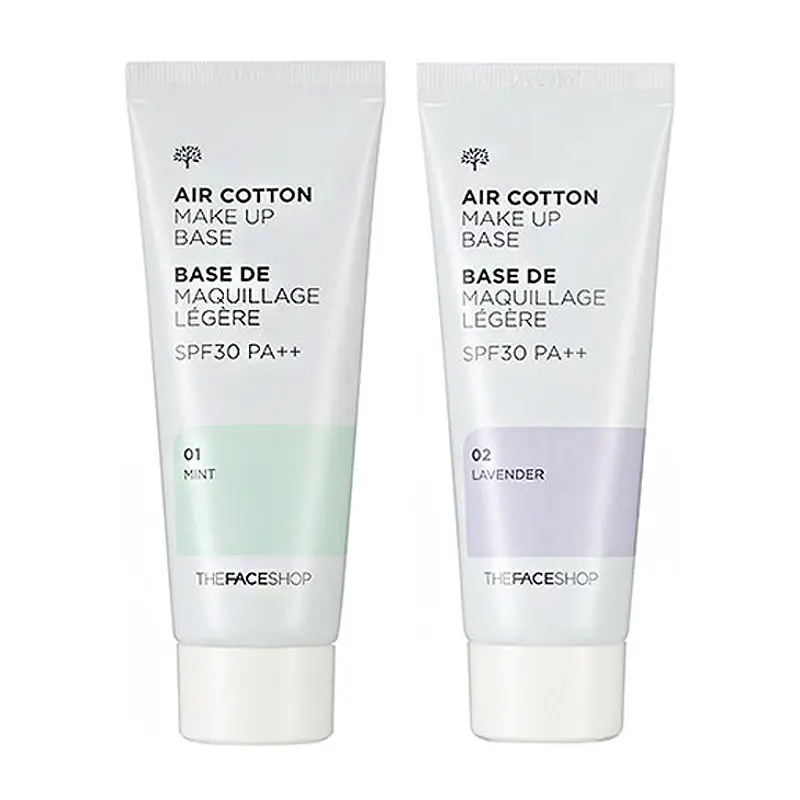 База для макияжа THE FACE SHOP воздушная хлопковая основа SPF30/PA + 40 мл крем-консилер лица