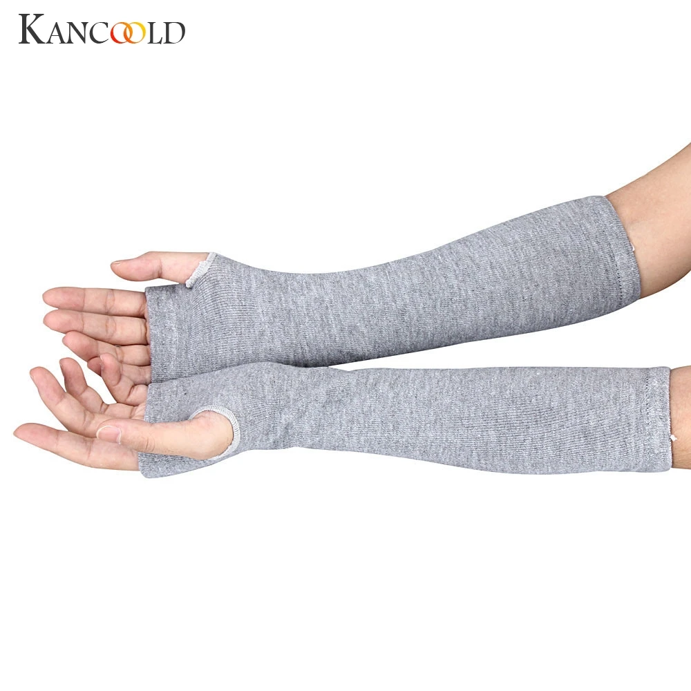 Женские зимние перчатки kancoold, теплые вязанные длинные перчатки без пальцев, высококачественные женские перчатки 2018NOV23