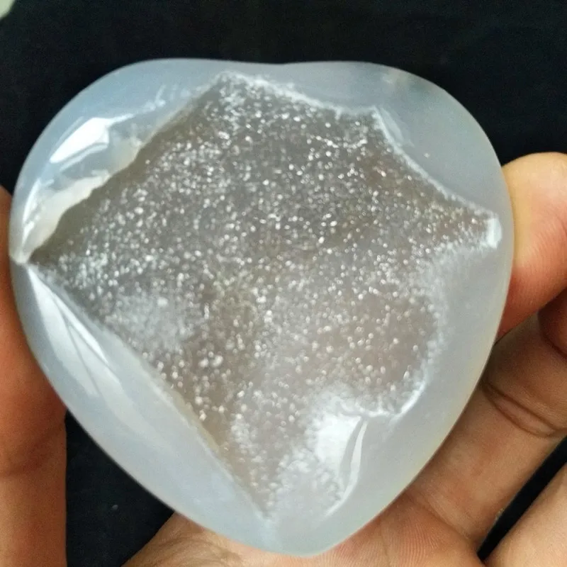 A2 12 Натуральные камни и кристаллы cristal Сердце Агат Кристалл кластер домашний декор пальмовый камень очень красивый - Цвет: A2 12