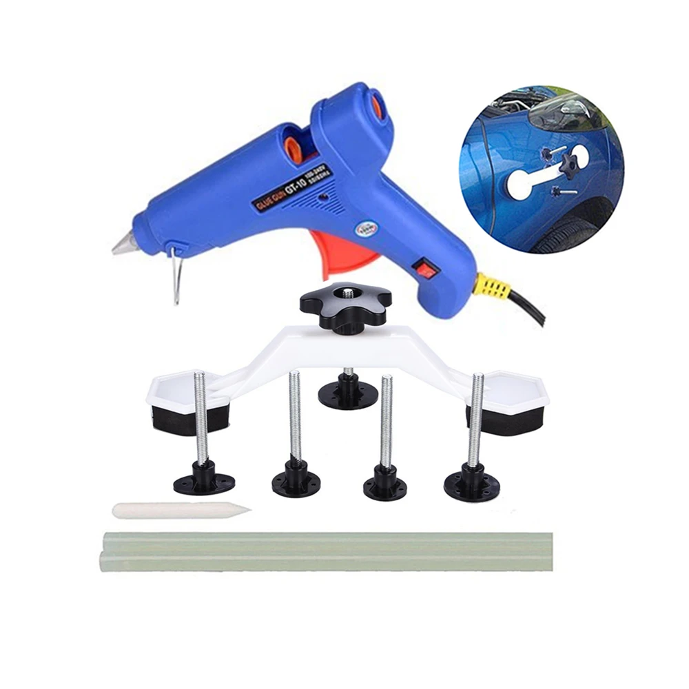 

Для удаления вмятин Авто Съемник Набор моста и 100 Вт клеевой пистолет вмятин ремонт удаление вмятин от града, набор синхронизированных инст...