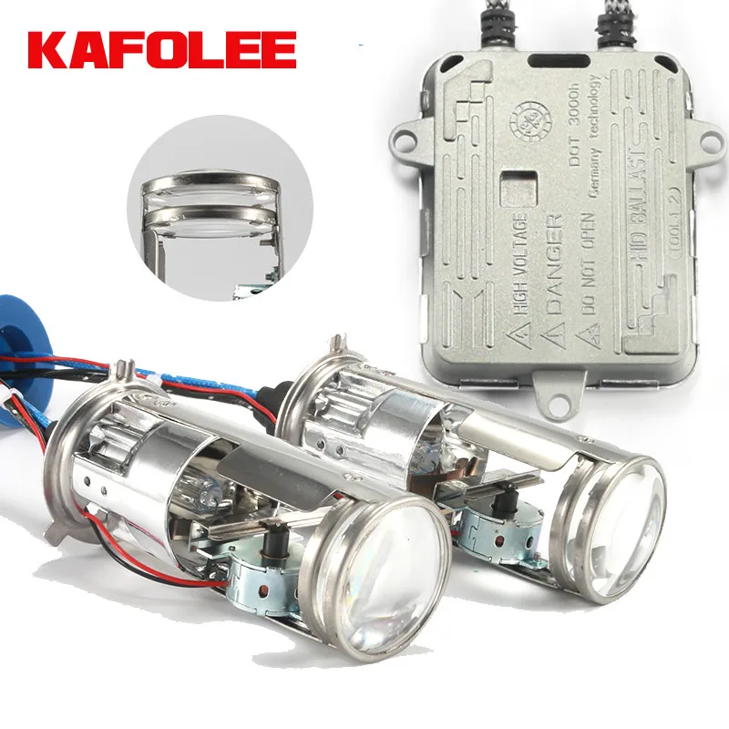 Автомобильные фары KAFOLEE лампы h4 ксеноновые hid Ксеноновые мини проекторы без