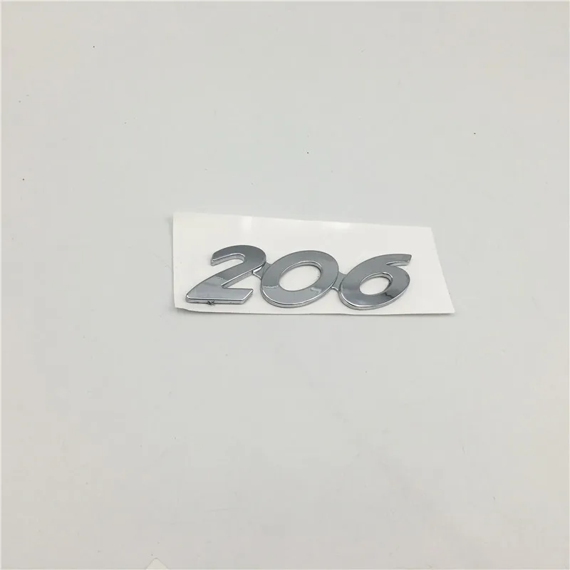 Для peugeot 206 207 301 306 307 308 508 2008 3008 4008 5008 эмблема хвостовая часть заднего Логотип автомобильные аксессуары