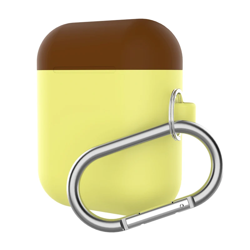 Силиконовый чехол для Airpods чехол противоударный чехол для Airpods зарядная коробка мм 2 мм Ультратонкий чехол для Air Pods Splite чехол с крючком - Цвет: 10