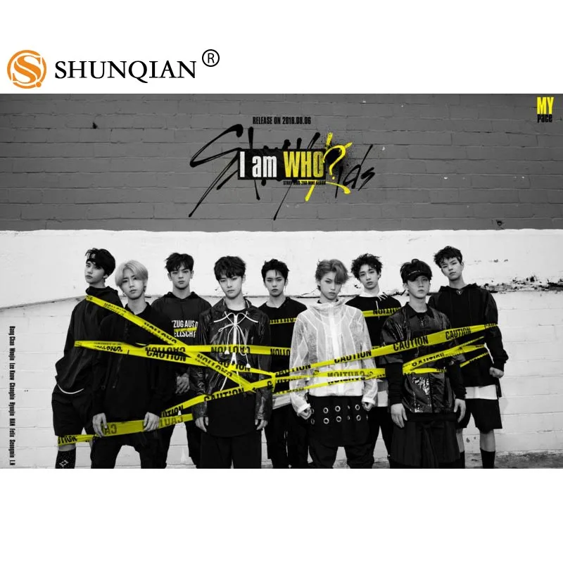 Высококачественный атласный постер в Корейском стиле с принтом бродячих детей