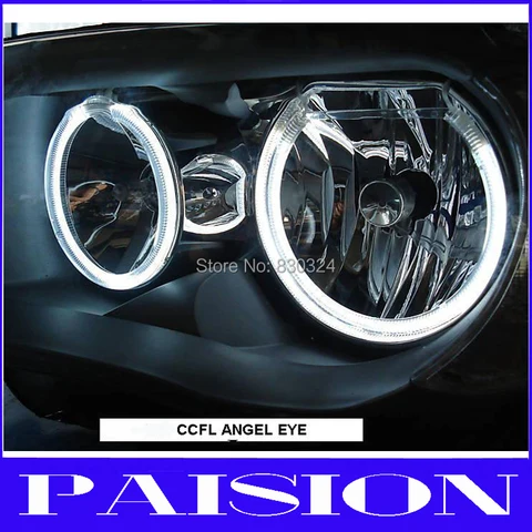 Для Hyundai Getz 02-05 автомобильные CCFL ангельские глазки гало кольцо комплект фар с 4 шт ccfl ангельские глазки и 2 шт ccfl инверторы