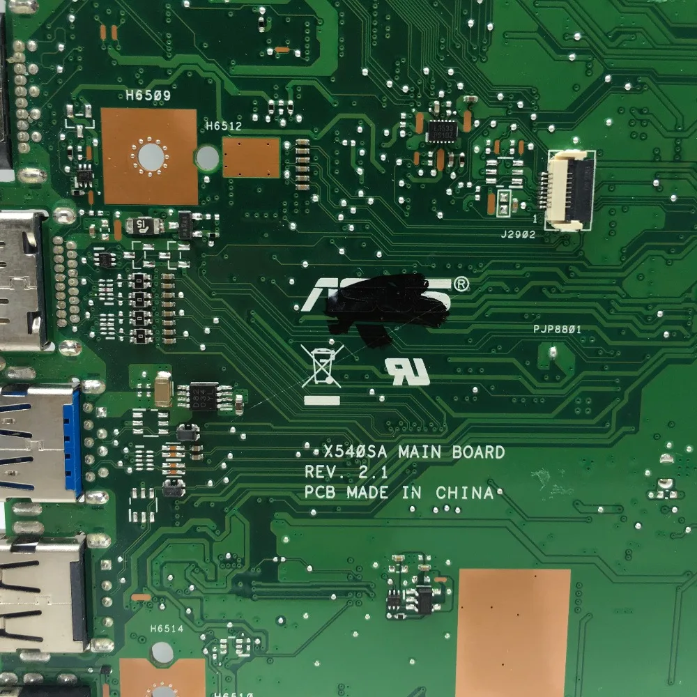KEFU X540SA материнская плата подходит для ASUS X540 X540S N3050 с процессором ноутбука 2 Гб RAM