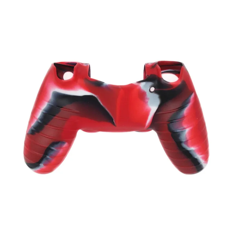 Разноцветный Камуфляжный силиконовый резиновый чехол накладка для PS4