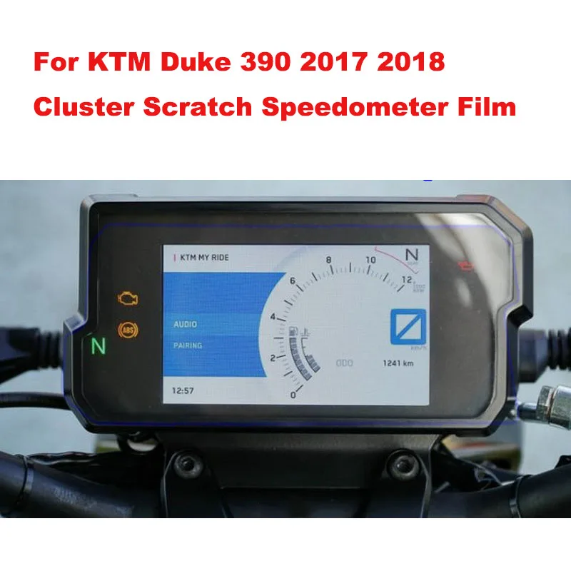 Для KTM Duke 390 2017 2018 кластер скретч Спидометр пленка мотоциклетная приборная панель
