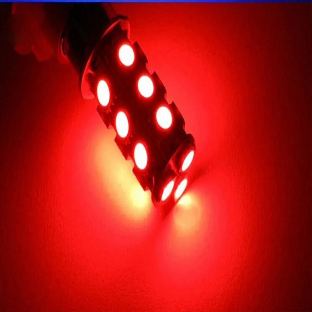 2 шт. ксеносветильник белые 1157 BAY15D 18 SMD 5050 супер ярсветодиодный Автомобильные фары