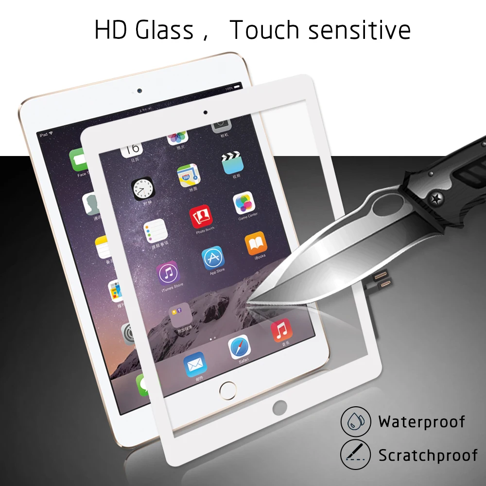Для iPad, сенсорный экран, дигитайзер для iPad 6, iPad 9,7,, сенсорный экран, стеклянная панель, сменный сенсор A1893, A1954
