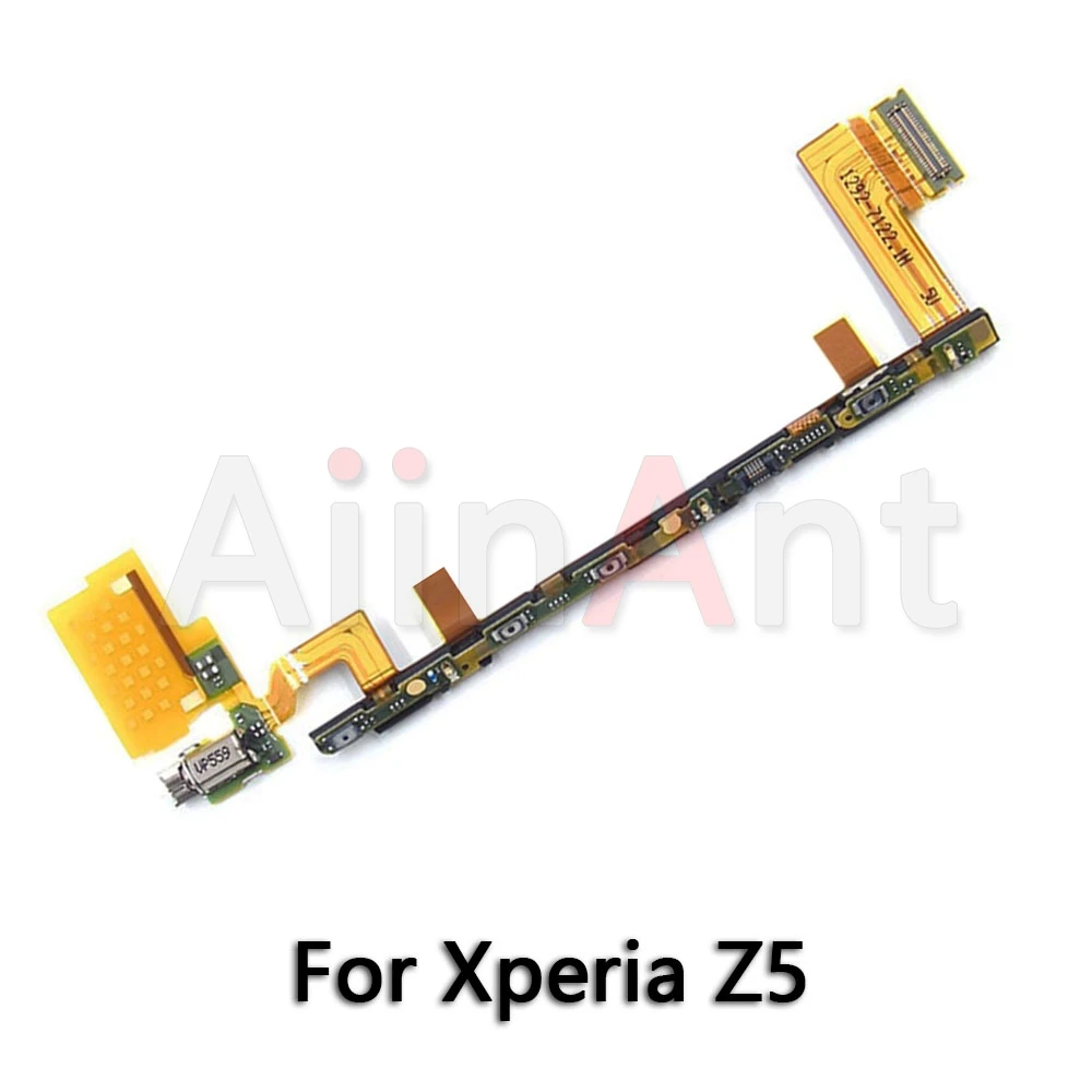 Z5 Гибкий боковой клавишный кабель для sony Xperia Z Z1 Z2 Z3 Z4 Z5 Compact Premium Plus Mini - Цвет: Z5