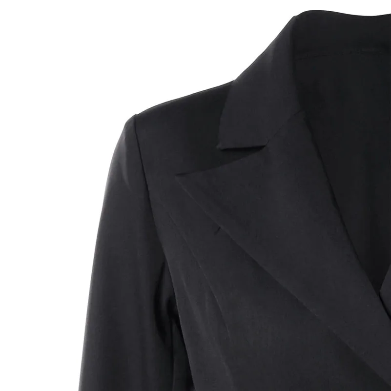 Женское пальто с длинным рукавом блейзер костюм топы тонкая кружевная кофта