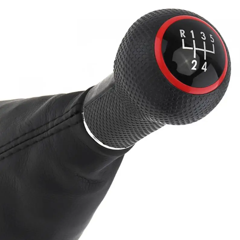 5 Speed Car Auto Manual Gear Shift Handball Knob With Dust Cover for Volkswagen 1999-2004 Golf 4 IV MK4 GTI R32 Bora Jetta MT | Автомобили