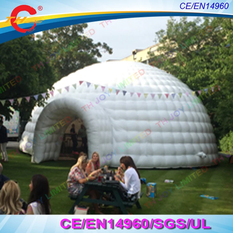 Бесплатная доставка! Наружная надувная белая купольная палатка igloo надувные