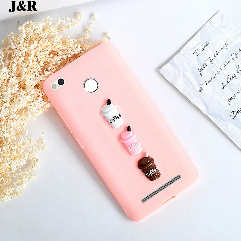 2 Чехол для Xiaomi Redmi 3 S Pro 3s 3 X Силиконовый чехол для Xiomi Redmi Note 3 4 4X 4A 5 5A Plus Pro чехол для телефона милый молочный кофейный чехол - Цвет: 2