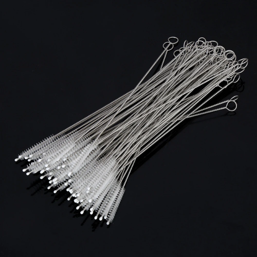 Cleaning Brush 50pcs Stainless Steel Straw Bottle | Дом и сад