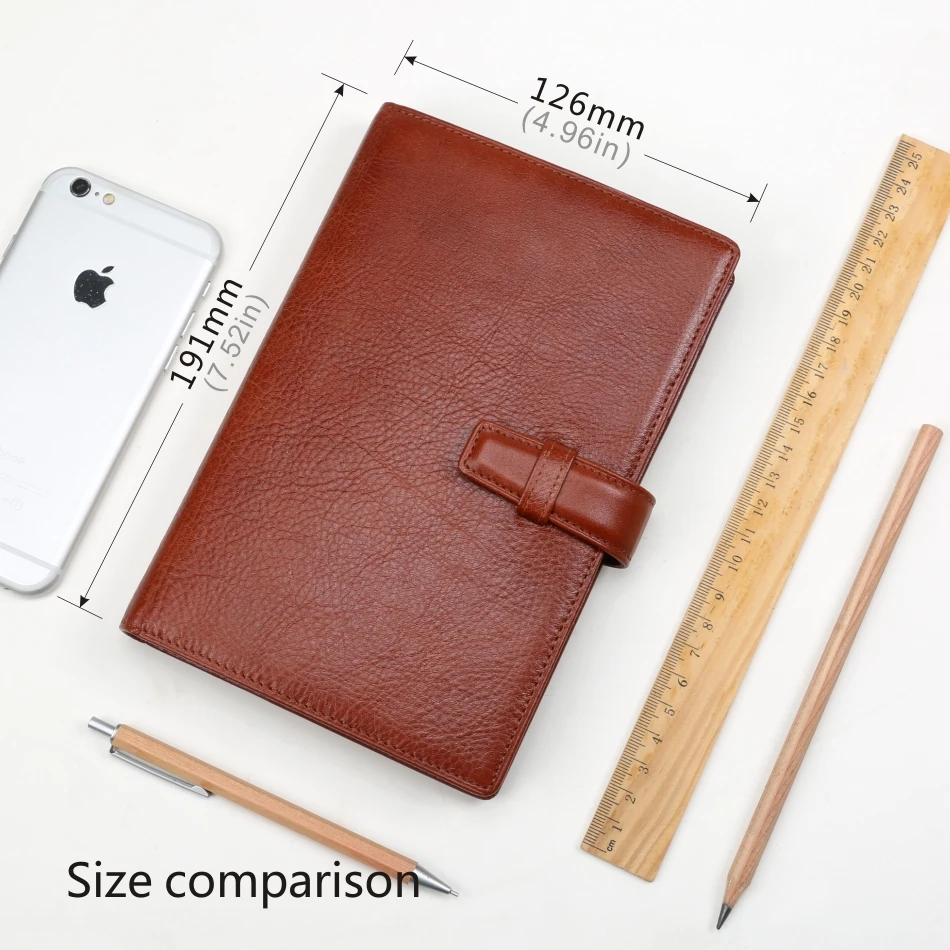 Блокнот A6 из натуральной кожи 45 листов 100 г/кв. М|genuine leather notebook|leather notebookpaper lines |
