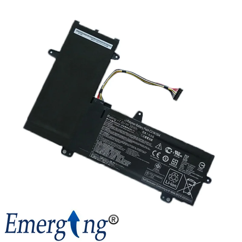 Оригинальный Новый аккумулятор для ноутбука ASUS E205SA TP200S TP200SA C21N1504 7 6 В 38Wh |
