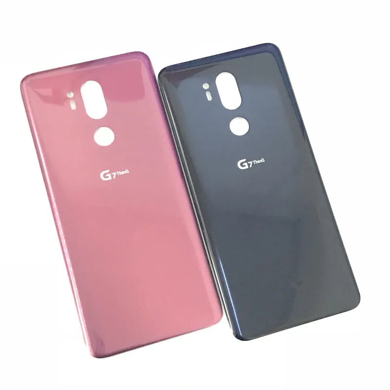 Стекло Батарея крышка для LG G7 ThinQ G710 G710EM сзади Корпус задний Чехол с клеем