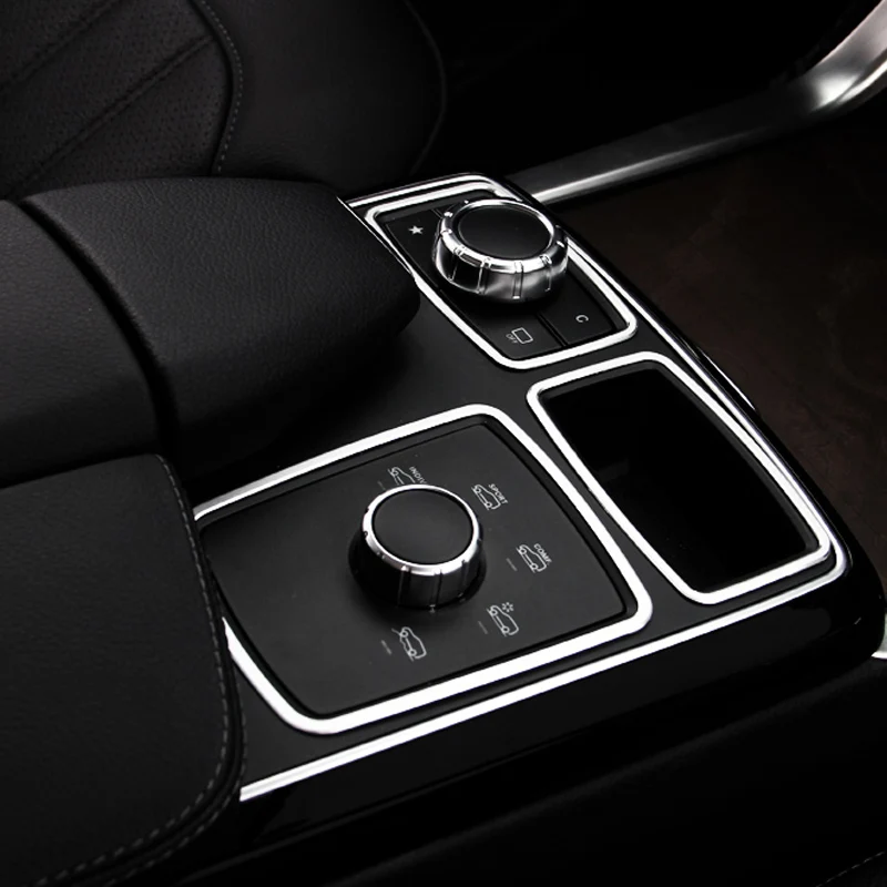 Автомобильная центральная консоль Планки Рамка для Mercedes Benz GLE coupe c292 W166 350d ML320 350 2012