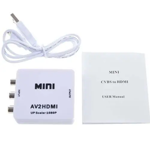 Мини конвертер HDMI в AV 3RCA композитный ТВ/ПК/PS3/Blue ray DVD 1080P для FPV самолета|fpv hdmi|hdmi fpvmini
