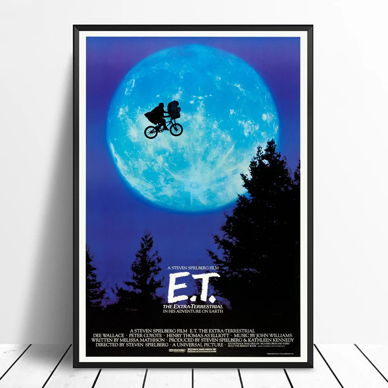 E.T. Винтаж классическое кино плакат домашний Декор стены искусства холст картины