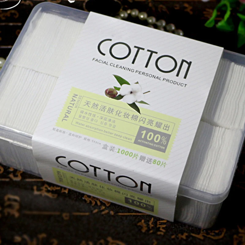 1000 шт./компл. хлопковые салфетки для макияжа мягкие подушечки снятия салфетка