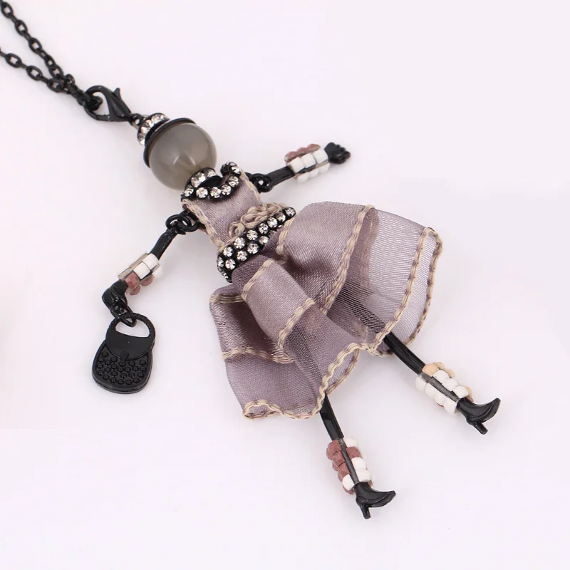 Женское ожерелье ручной работы Длинная подвеска чокер|doll necklace|handmade necklacenecklaces for