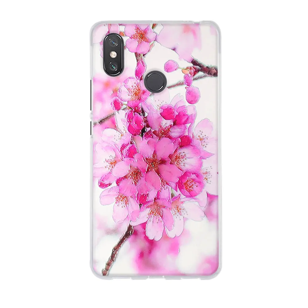 Чехол с рисунком для Xiaomi Mi Max 3 Тонкий силиконовый чехол Max3 задняя крышка телефона