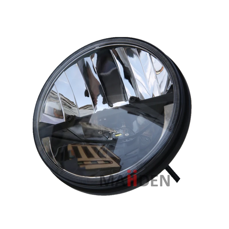 7 &quotкруглые фары с янтарным поворотом и белым DRL для Jeep Wrangler H4 светодиодный
