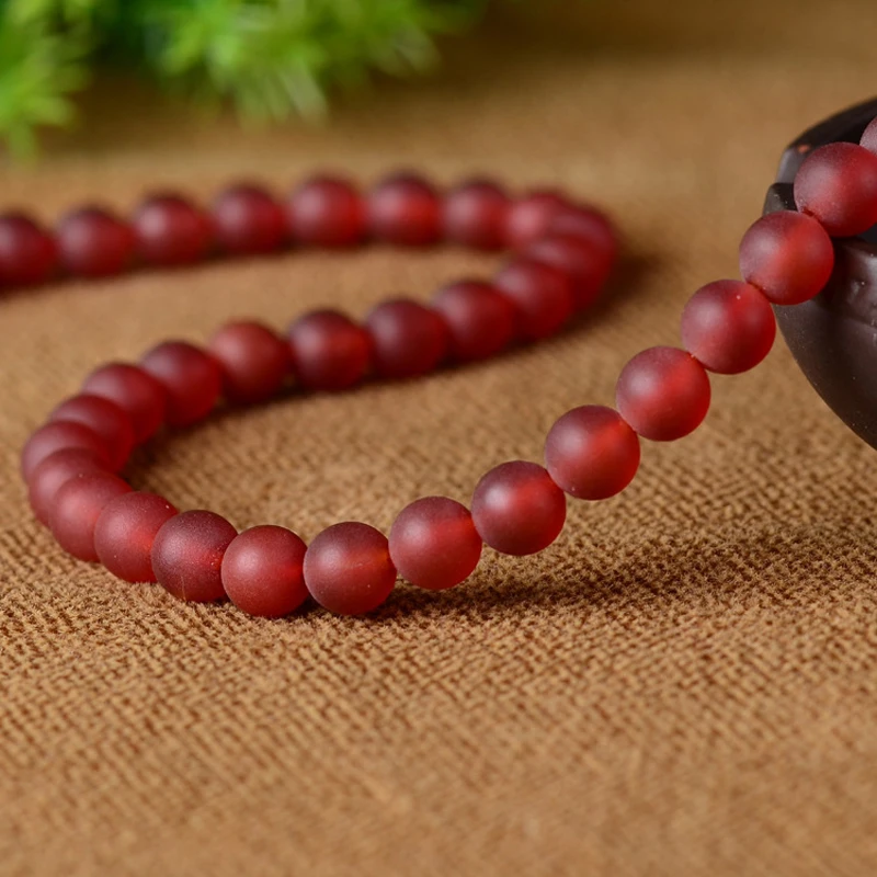 

4-12mm Natural Stone Beads Round Gorgeous Matte Red Agata Onyx Loose strand Beads For Diy Jewelry Making for Necklace Bracelet