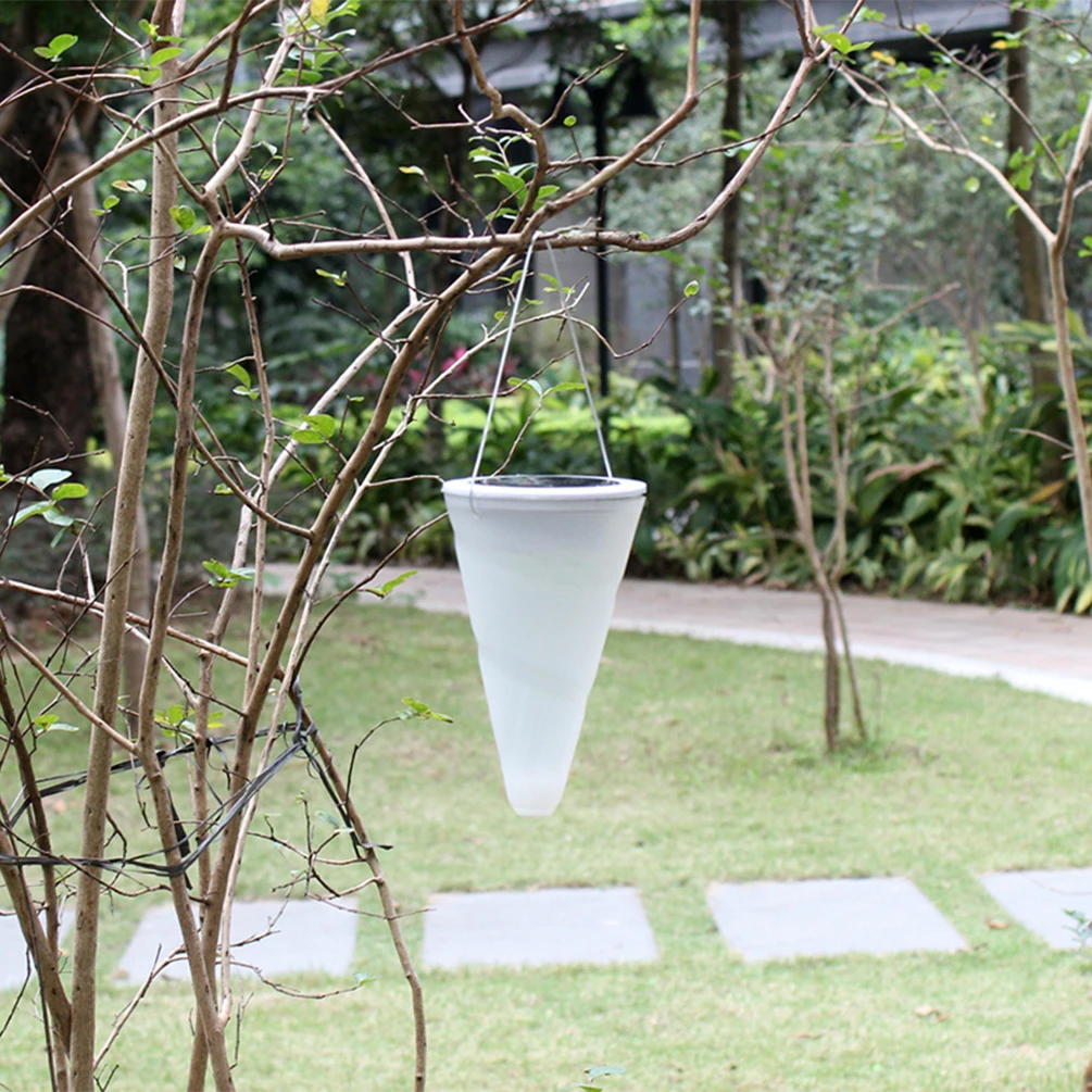 LEDGLE Solar Patio Light Hanging LED Conical Lights for Yard Garden 2 Power Supply Ways IP65 Waterproof Outdoor Lighting | Освещение