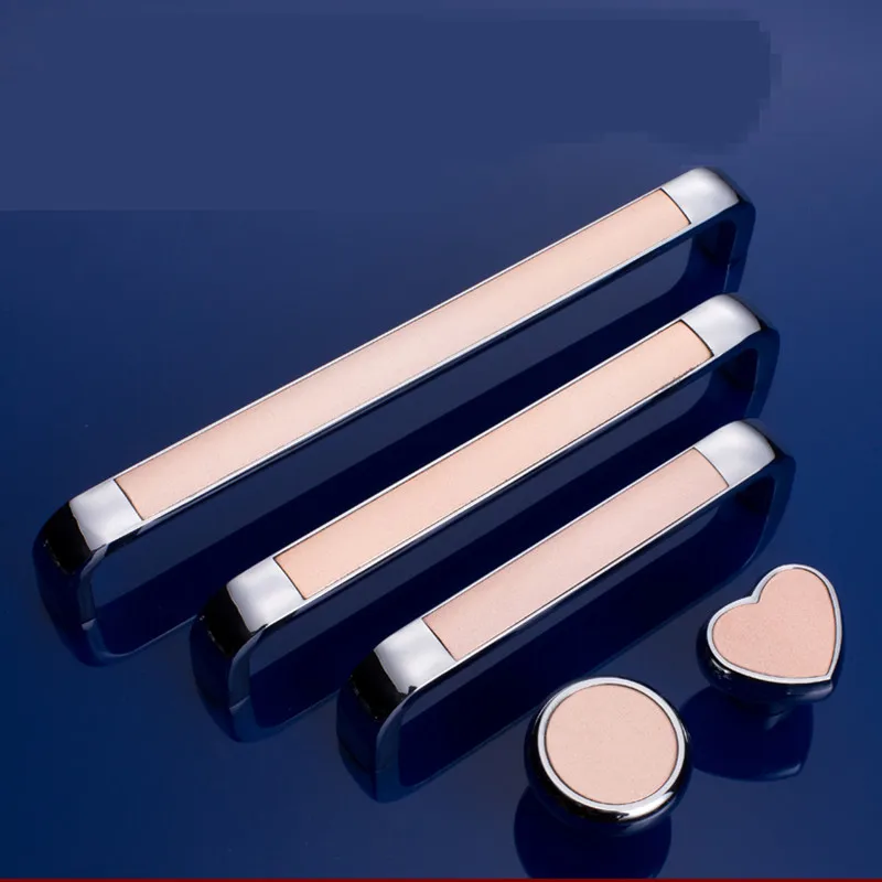 Ручки для мебели серебристые ручки шкафа чулана дверной круглая сердцевина одно