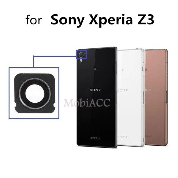 Для Sony Xperia Z3 оригинальная запасная часть объектива камеры с клейкой наклейкой