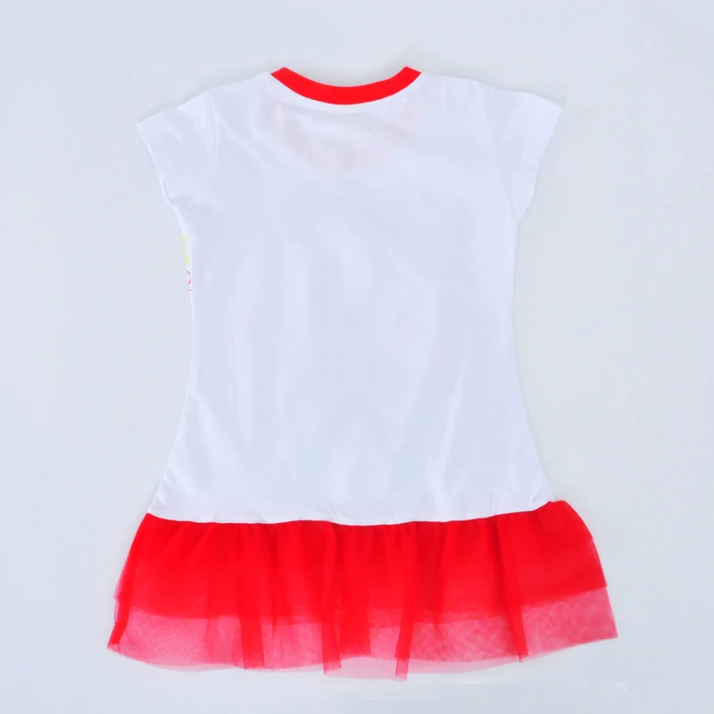 SOSOCOER/платье принцессы для девочек Детские платья с короткими рукавами и рисунком