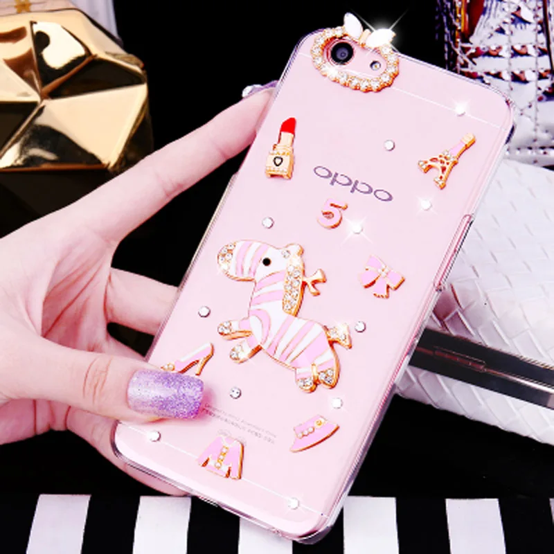 Роскошные девушка женщина С кристалалми и стразами случаях + Bling со чехол для
