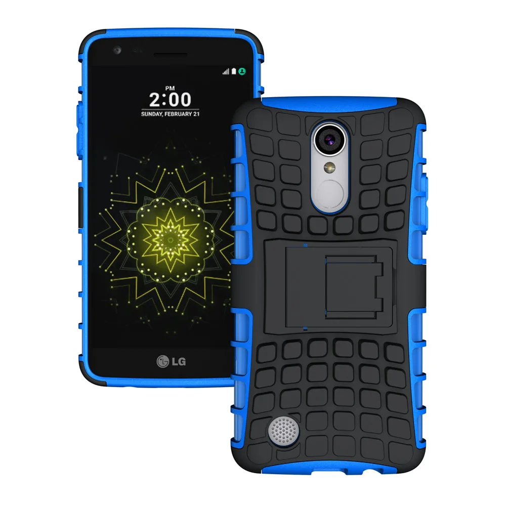 Двойной слой ТПУ + ПК жесткий Гибридный бронированный чехол с подставкой